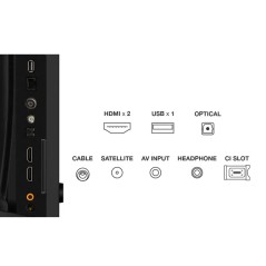 TCL 32V4C 32" HD TV - Sleek Black Design for Stunning Entertainment | SKU: 5901292526764
